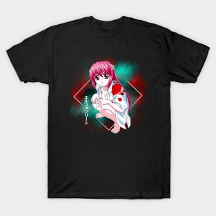 Innocence And Darkness Elfen Lied Manga's Visual Dichotomy T-Shirt